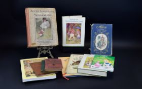 Alice In Wonderland Interest. Collection of Alice In Wonderland Hard Back Books. Comprises Alice