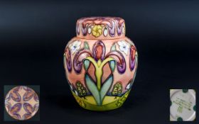 Moorcroft - Superb Quality Tube lined Ltd and Numbered Edition Lidded Ginger Jar ' Shakespeare '