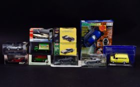 A Selection Of Boxed Vehicles including Mini-Racer- Nissan Skyline GT-R,,