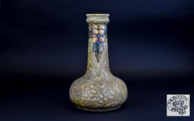Cranston Pottery Art Nouveau Tube lined Vase. c.