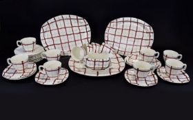 Homeweave Red Style craft Shape Designed by Jessie Tait. c.1953 ( 36 ) Assorted Pieces Including