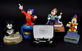 Disney Interest. Classics Walt Disney Collection Figures (4 ) In Total.