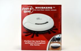 Free Time 'Whiskers' Hard Floor Robot Cleaner, brand new unopened. Security tag intact. Cost £199.