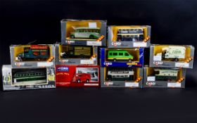 Collection of ( 10 ) Corgi Vehicles. Includes 1/ Corgi Classics Royal Mail 06203 Morris Van.