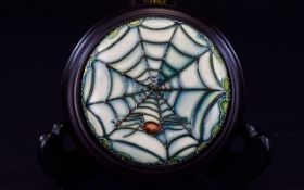 Moorcroft Tubelined Paperweight Nursery Rhyme Collection 'Little Miss Muppet'.