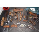 A Good Collection of Antique Period Wood Working Tools,