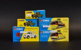 A Collection Of Boxed Corgi Cars including 2 Corgi Collector Club Landrover,