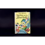 Vintage Walt Disney Collectable Hardcover Book ' Mickey and The Beanstalk.