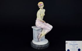 Royal Doulton Figure ' Classique ' Frances CL4001. Designer T. Potts. Issued 1998 - 1999. Height 8.