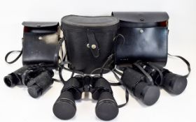 3 Pairs of Binoculars comprising of a pair of Prinzlux Binoculars 16 x 50 Coated Optics,