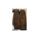 1970's Single Breasted Ladies Mid Length Shearling Jacket,