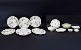 A Collection Of Modern Tableware (15) Items in total.