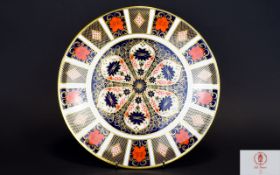 Royal Crown Derby Old Imari Large Stand. Pattern 1128 & Date 1993. 11 Inches Diameter.