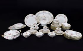 Paragon China Victoriana Rose Large Dinner Set.