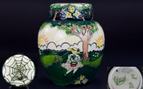 Moorcroft Fine Quality Tube lined Ltd and Numbered Edition Lidded Ginger Jar - Nursery Rhyme