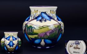 Moorcroft Top Quality Limited And Numbered Edition Tubelined Vase 'Wuthering Heights' Design