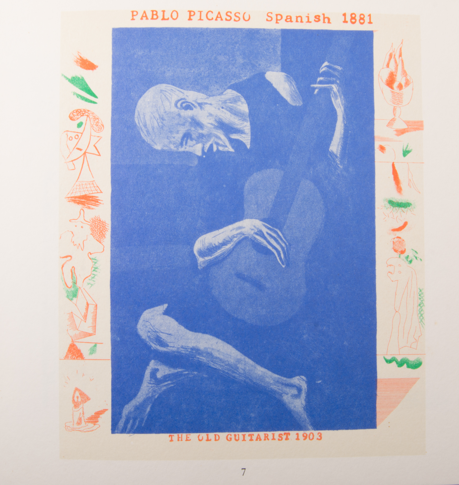 David Hockney Wallace Stevens, The Man With The Blue Guitar, Petersberg Press, [1977], - Image 2 of 2