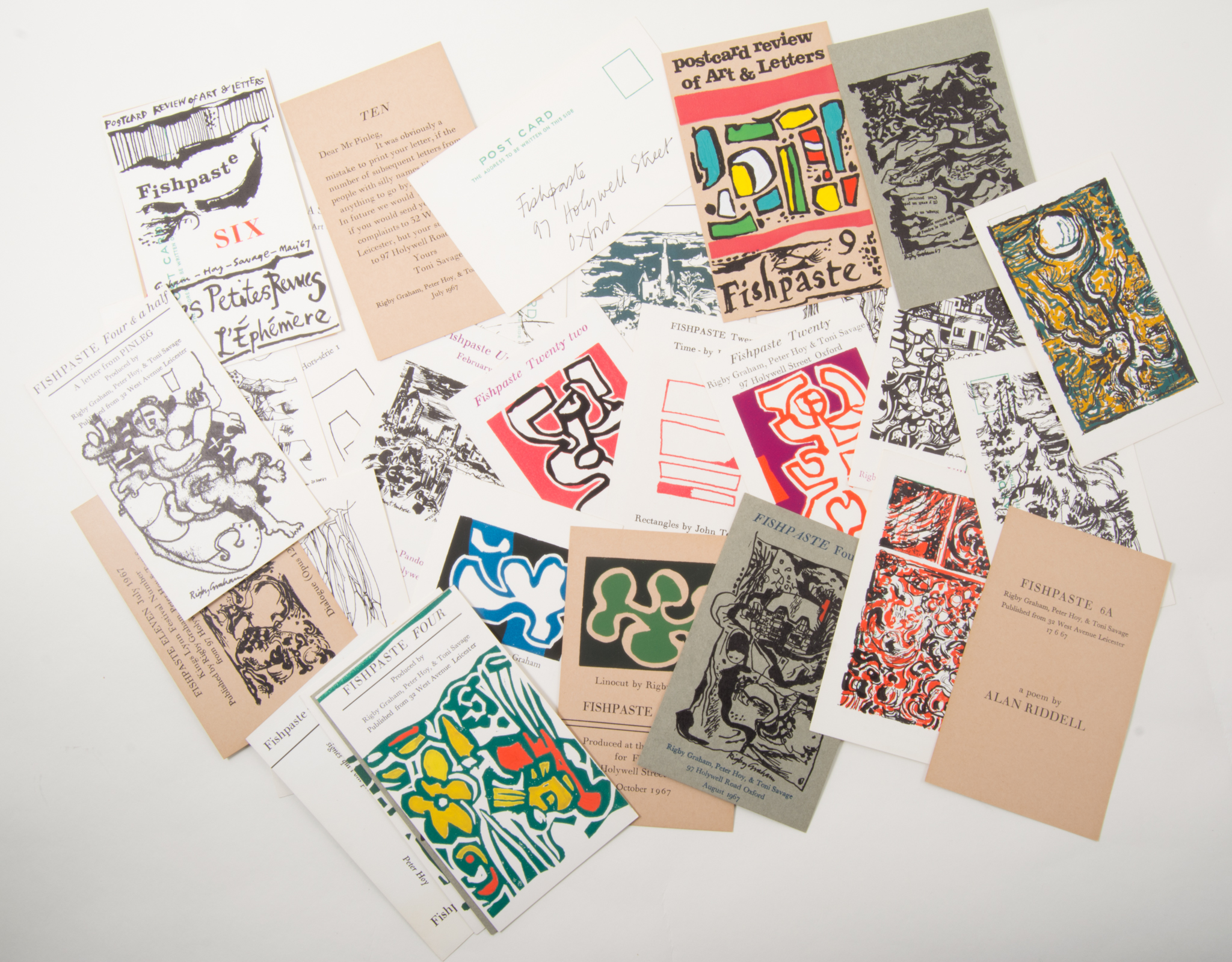 Fishpaste (Postcard Review of Art and Letters), being a complete set,