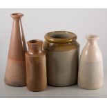 Stoneware jars, hot water bottles, bottles etc.