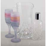 Two boxes of glassware including drinking glasses.