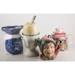 Novelty teapots, including penguin shaped, AGA shaped, boiled egg shaped and others, two boxes.