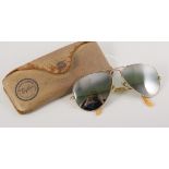 A pair of gentleman's vintage Ray-Ban Aviator sunglasses,