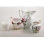 Collection of Bone china teaware, English and foreign,