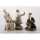 Royal Doulton figures, 'The Gamekeeper' HN2879, 18cm, 'The Master' HN2325, 13.