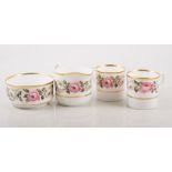 Royal Worcester bone china part coffee set, Royal Garden pattern, six place setting.