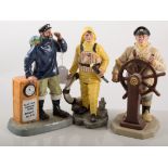 Royal Doulton figures, 'The Helmsman' HN2499, 24cm; 'Song of the Sea' HN2729,