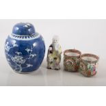 Collection of Chinese ceramics, Famille Rose Teaset, eggshell china,