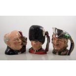 Royal Doulton character jugs, large size,