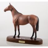 Royal Doulton figure, 'Arkle', on a plinth, 30cm, inc plinth.