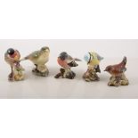 Beswick figures, various small birds, finches etc, some with damages, (12).