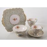 Six-piece Foley tea service,