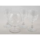 Small quantity of cut glass crystal ware.