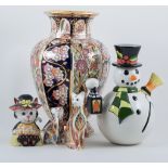 Lorna Bailey novelty teapot, The Snowman, limited edition No.