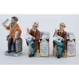 Three Royal Doulton newspaper related models, including Stop Press, HN2683,