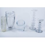 Marquis Waterford Crystal vase, other cut-glassware, passative glass items, Finnish art glass,