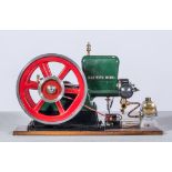 Stationary horizontal model engine "Red Wing co", built by Mr William Linfield,