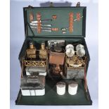 G W Scott & Sons vintage motor car picnic set, for four people, c1910,