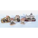 Lilliput Lane model ceramic houses and scenes; The Dawn of Steam, Armada House, Anne of Cleves,