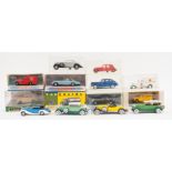 Modern Dinky, Solido, Corgi diecast model toys, mostly boxed, (14).