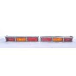 Pair of rear indicator lights for a Vauxhall Viva motor car, original, but not tested.