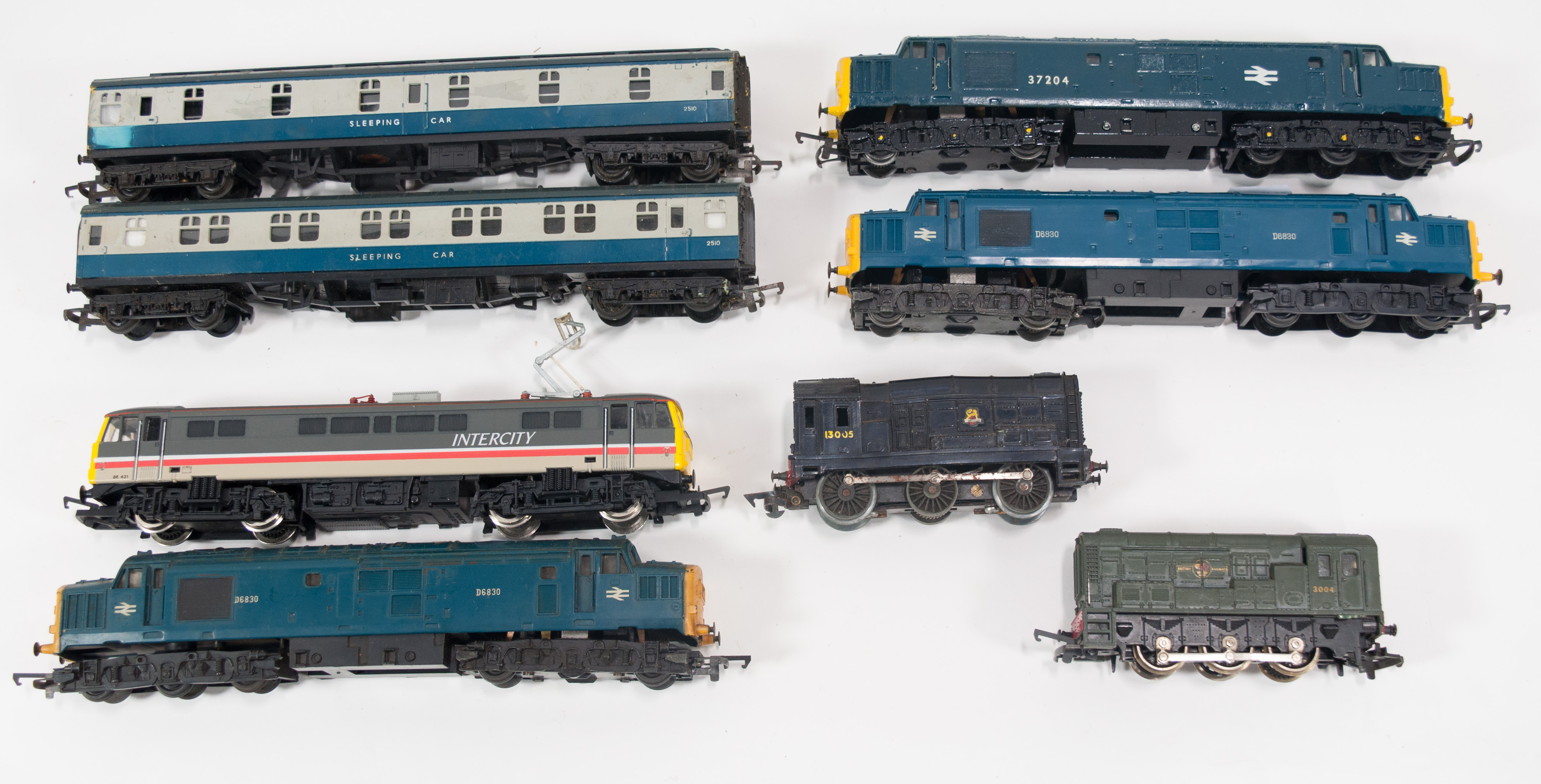 Hornby Railways, Lima and Triang OO gauge diesel locomotives; R333 class 86 "Intercity",