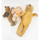 Vintage plush and other style teddy bears, including a 1960s plush teddy bear,