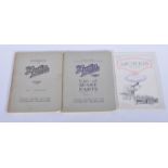 Morris cars 1923 price catalogue with retailer stamp W.A.