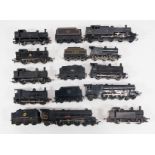 Hornby and Triang Railways OO gauge locomotives; a collection of ten locomotive and tenders,