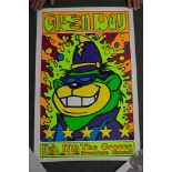 Frank Kozik, illustrated music gig posters, signed and numbered,