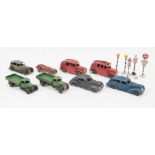 Dinky Toys; postwar examples, to include 39e Chrysler, 39f Studbaker, other wagons,